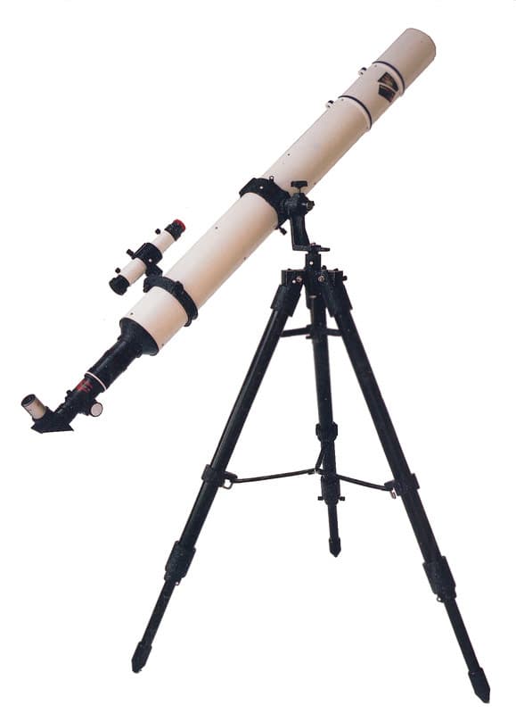 D90mm/F1200mm Achromatic Altaz. Refractor Telescope with Field Tripod
