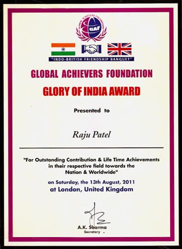 Glory of India Award
