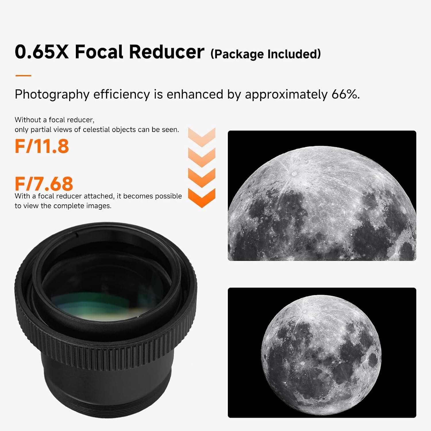 SVBONY MK127 Maksutov Cassegrain Telescope OTA 7