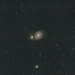 Whirlpool Galaxy by Bharadwaj Aryasomayajula