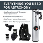 STARSENSE EXPLORER 8" Dobsonian Telescope